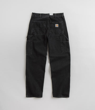 Carhartt Denim Double Knee Pants - Black Stone Washed