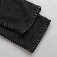 Carhartt Denim Double Knee Pants - Black Stone Washed thumbnail
