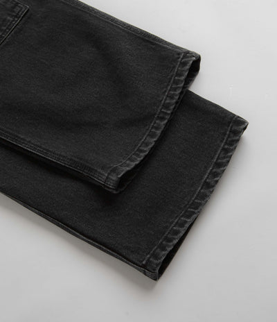 Carhartt Denim Double Knee Pants - Black Stone Washed