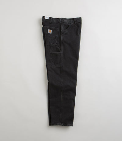 Carhartt Denim Single Knee Pants - Black Stone Washed