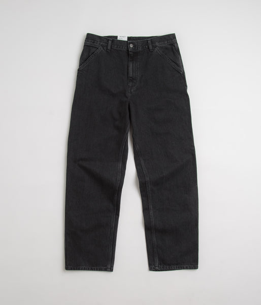 Carhartt Denim Single Knee Pants - Black Stone Washed | Flatspot