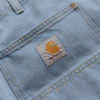 Carhartt Denim Single Knee Pants - Heavy Stone Bleached Blue thumbnail