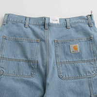 Carhartt Double Knee Denim Pants - Blue thumbnail