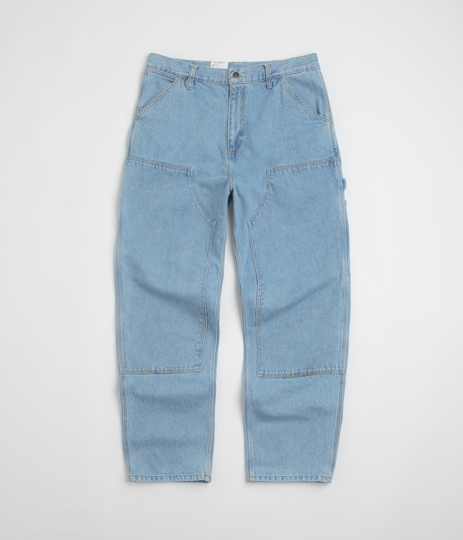 Carhartt Double Knee Denim Pants - Blue