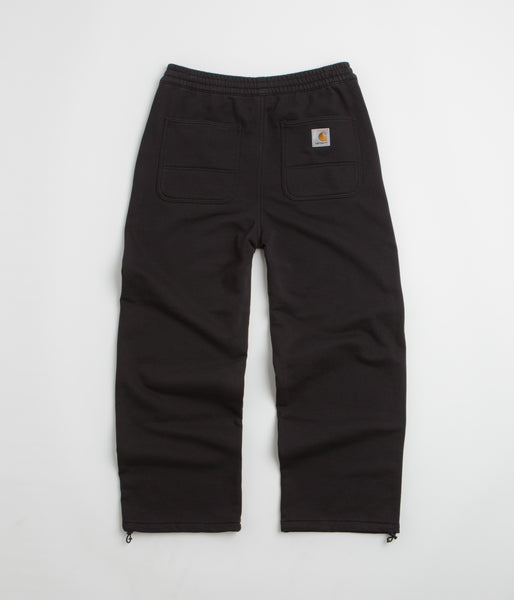 Carhartt Double Knee Sweatpants - Black | Flatspot
