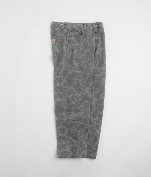 Carhartt Duck Landon Pants - Camo Duck / Black Heavy Bleached