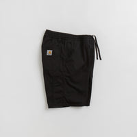 Carhartt Flint Shorts - Black thumbnail