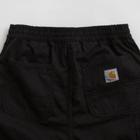 Carhartt Flint Shorts - Black thumbnail