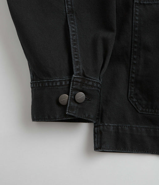 Carhartt Garrison Coat - Stone Dyed Black | flatspot