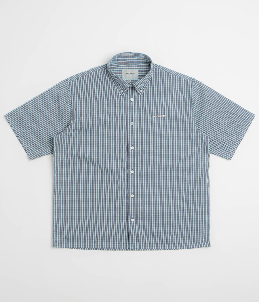 Carhartt Groff Short Sleeve Shirt - Blue River