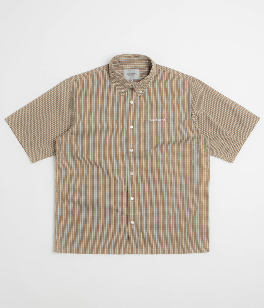 Carhartt Groff Short Sleeve Shirt - Hamilton Brown