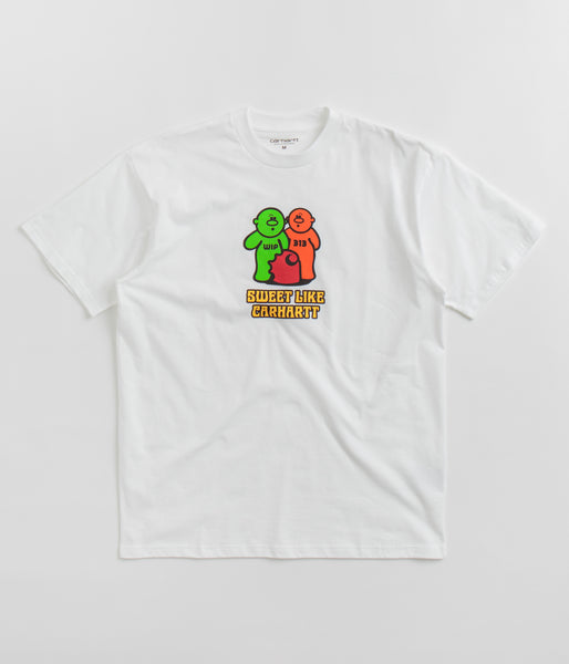 さらに100円引き◆CARHARTT◆S/S GUMMY T-SHIRT Carhartt Gummy T-Shirt - White | Flatspot