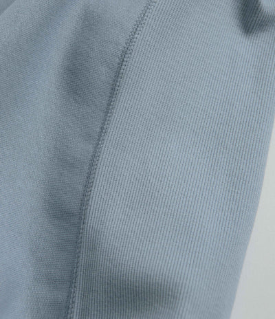 Carhartt Half Zip American Script Sweatshirt - Frosted Blue