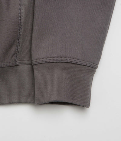 Carhartt Half Zip American Script Sweatshirt in Porphyry