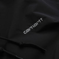 Carhartt Hooded Coach Jacket - Black / White thumbnail