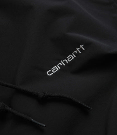 Carhartt Hooded Coach Jacket - Black / White