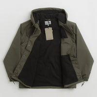 Carhartt Hooded Coach Jacket - Cypress / Black thumbnail