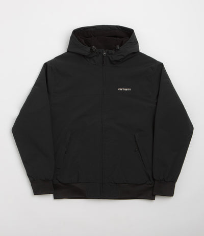 Carhartt Hooded Sail Jacket - Black / White