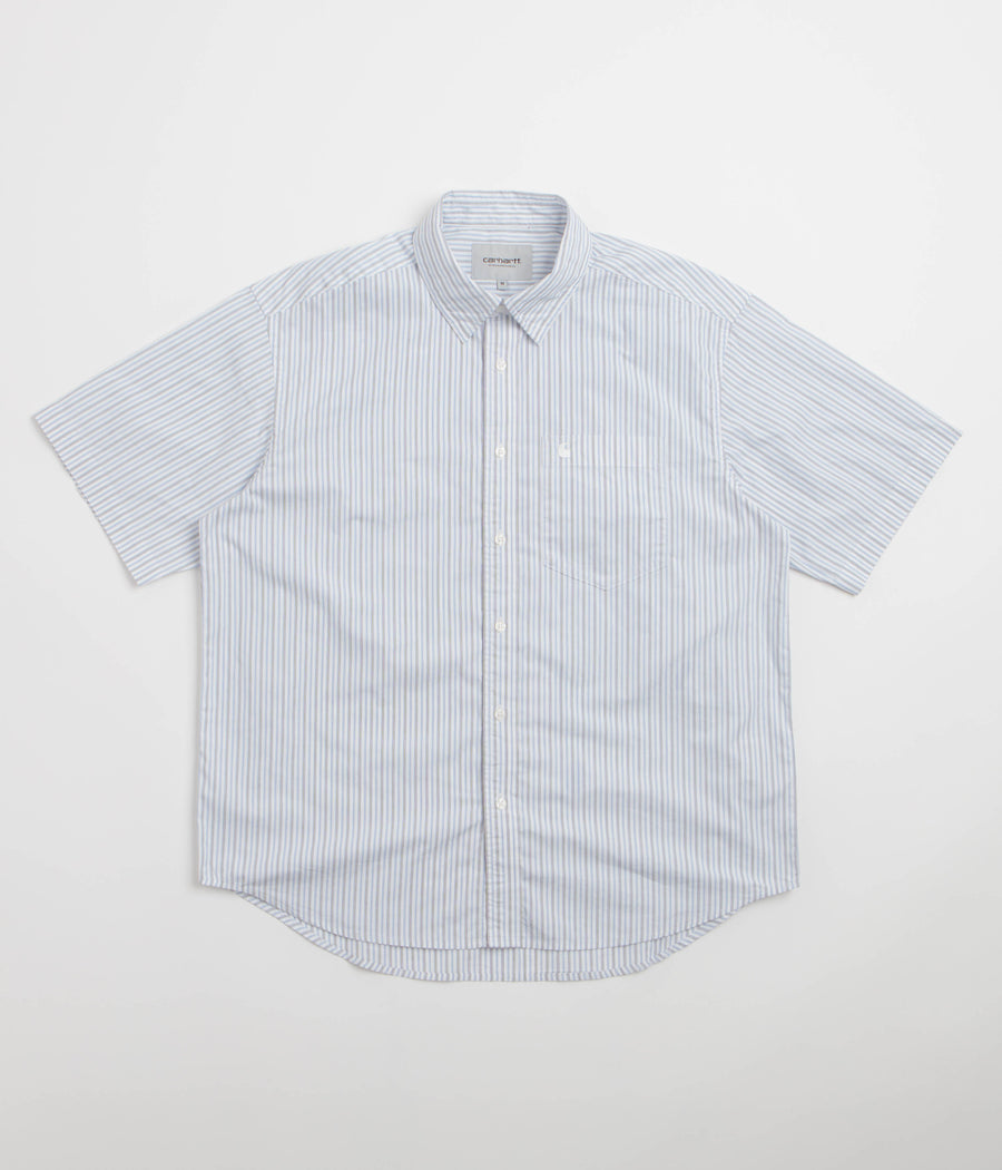 Carhartt Keene Short Sleeve Shirt - Keene Stripe / White