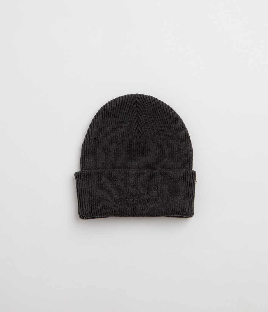 Carhartt Lambert Beanie - Black Moon Wash