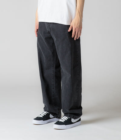 Carhartt Landon Pants - Black Heavy Stone Washed