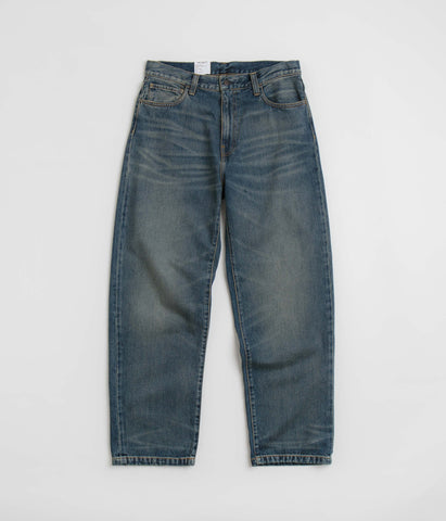 Carhartt Landon Pants - Blue Worn Used Wash | Flatspot