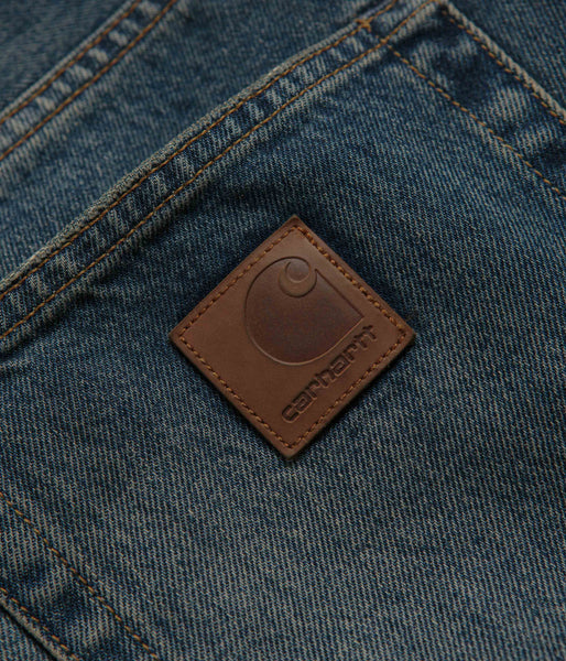 Carhartt Landon Pants - Blue Worn Used Wash | Flatspot