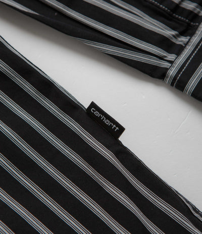 Carhartt Ligety Stripe Poplin Shirt - Black / Wax