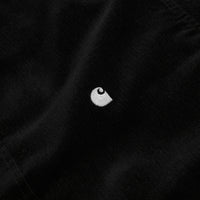 Carhartt Madison Fine Cord Shirt in Black and Wax thumbnail