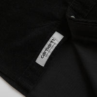 Carhartt Madison Fine Cord Shirt - Black / Wax thumbnail