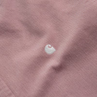 Carhartt Madison Fine Cord Shirt - Glassy Pink / Wax thumbnail
