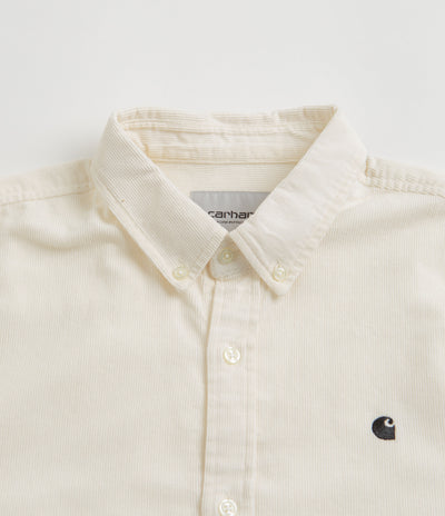 Carhartt Madison Fine Cord Shirt - Wax / Black