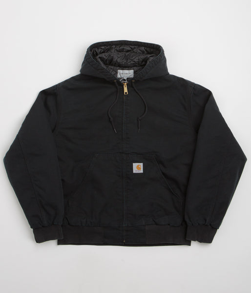 Carhartt OG Active Jacket - Black / Black Stone Canvas | Flatspot