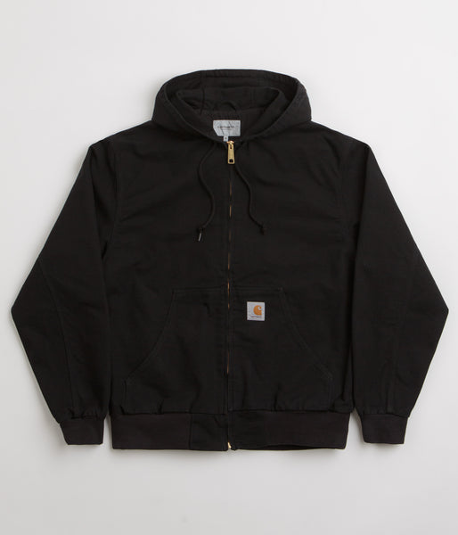 Carhartt OG Active Jacket - Black Rinsed | flatspot