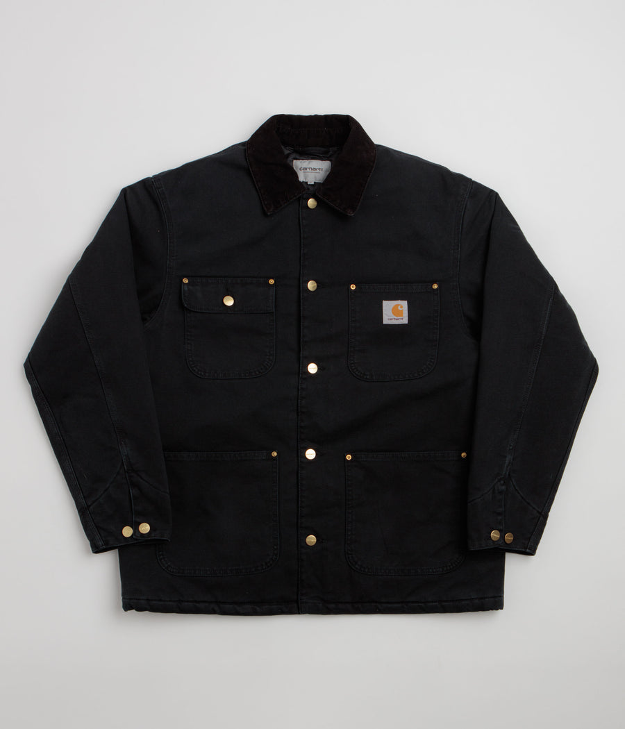 Carhartt OG Chore Coat - Black / Black Stone Canvas