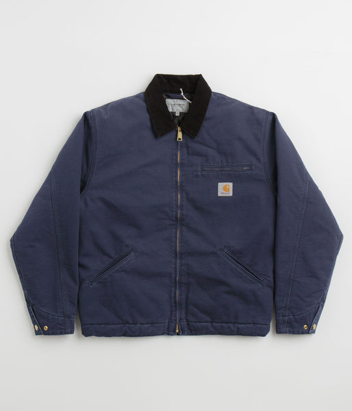 Carhartt OG Detroit Jacket - Air Force Blue / Black | flatspot
