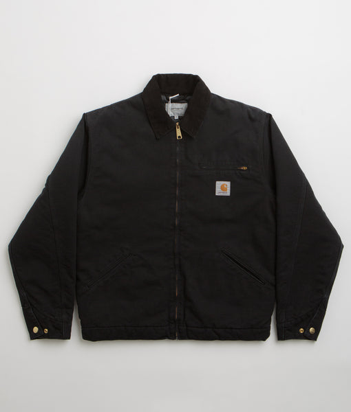 カーハートOG DETROIT JACKET - Black M size Carhartt OG Detroit Jacket - Black / Black | Flatspot