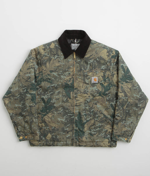 Carhartt OG Detroit Jacket - Camo Combi / Green / Black Stone
