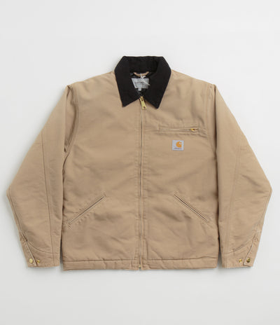 Carhartt OG Detroit Jacket in Peanut and Black