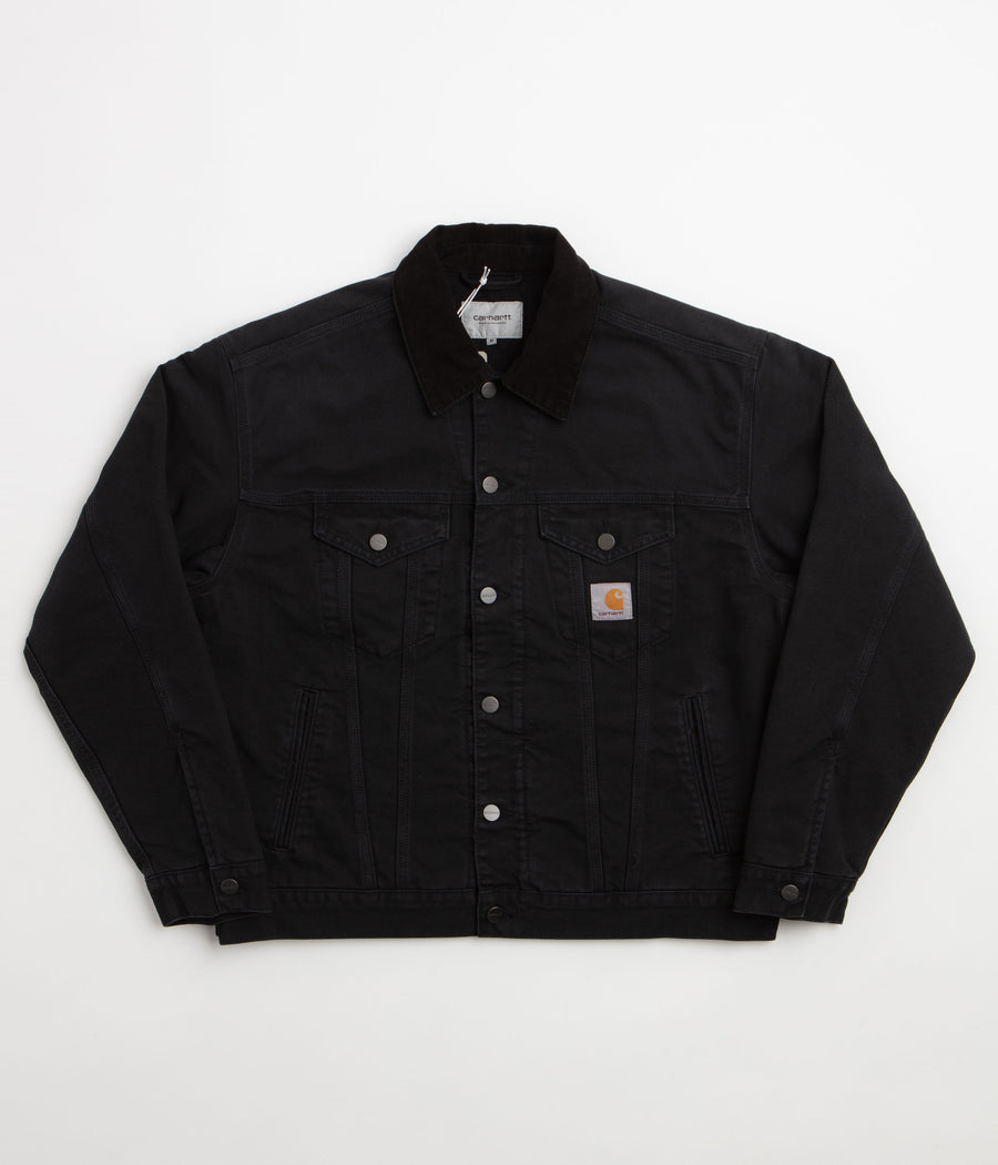 Carhartt OG Trucker Jacket - Black / Black Stone Canvas