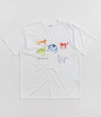 Carhartt Ollie Mac Huskies T-Shirt in White
