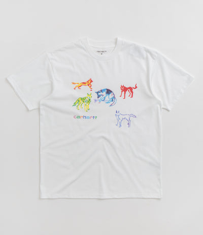 Carhartt Ollie Mac Huskies T-Shirt in White