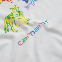 Carhartt Ollie Mac Huskies T-Shirt in White thumbnail