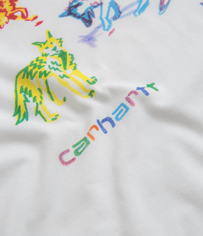 Carhartt Ollie Mac Huskies T-Shirt in White