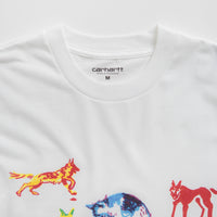 Carhartt Ollie Mac Huskies T-Shirt in White thumbnail