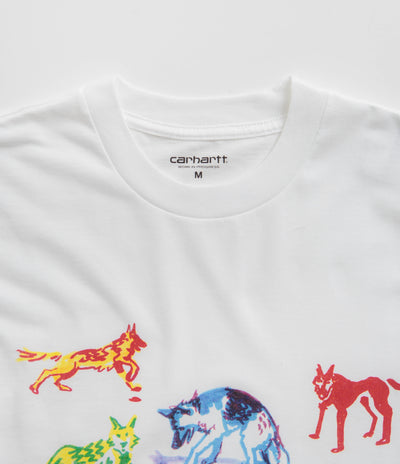 Carhartt Ollie Mac Huskies T-Shirt in White