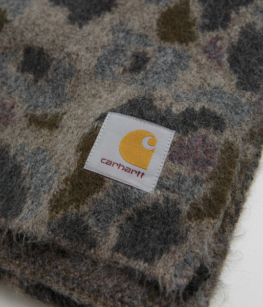Carhartt Palmer Scarf - Camo Duck Jacquard / Grey | Flatspot