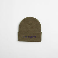 Carhartt Script Beanie - Highland / Cassis thumbnail