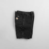 Carhartt Single Knee Shorts - Black Stone Washed thumbnail