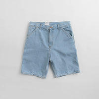 Carhartt Single Knee Shorts - Heavy Stone Bleached Blue thumbnail